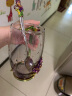 罗比罗丹 幸福鸢尾玻璃杯套装珐琅彩工艺品水杯果汁茶水杯冷水壶水具套装 幸福鸢尾水杯-单只-高 晒单实拍图