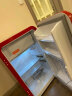 哈士奇（HCK）复古冰箱家用单门小型彩色冷藏冷冻保鲜七档温控网红冰箱BC-130RDC 热力红 实拍图