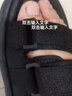 牧特凡缇 凉鞋男夏季韩版潮流个性沙滩鞋青年休闲百搭防滑运动凉拖鞋 2021黑色 39 实拍图