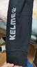 KELME /卡尔美运动裤男子秋冬休闲针织加厚束脚卫裤宽松情侣女长裤子 黑色【经典大LOGO】 L 【175/80A】 实拍图