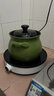 康特耐砂锅电磁炉专用煲汤炖沙锅陶瓷耐高温燃气灶通用熬煎中药滋生锅 适用1-2人 绿色 2.2L 实拍图