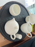 韵动天然乌金石茶盘排水家用整块石头小茶台托盘现代简约功夫茶具套装 30*30cm圆型单茶盘 实拍图