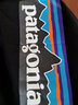 巴塔哥尼亚（Patagonia）男女情侣通勤短袖夏季P-6 Logo混纺棉休闲潮流户外透气T恤 38504 BLK黑色 XL 实拍图