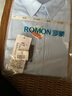 罗蒙（ROMON）纯色商务职业正装男士衬衫工装男装长袖衬衣男CS108蓝色M 实拍图