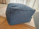 源氏木语家用坐墩简约小户型客厅沙发凳家用门口换鞋凳日式小凳子 笑颜·坐墩-蓝色 实拍图