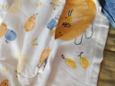 aqpa【8色可选】婴儿内衣套装纯棉衣服秋冬男女宝宝睡衣儿童秋衣秋裤 白底梨猫 80cm 实拍图