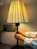 古普（Gupu） 装饰台灯 创意温馨书房卧室床头灯 黑色布艺+7瓦三档调光（暖光） 实拍图