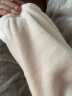 南极人【法兰绒】女士睡衣女秋冬加绒加厚长袖可外穿套头家居服杏XL 实拍图