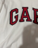 Gap男女装复古LOGO字母纯棉亲肤短袖上衣688537 夏季运动宽松T恤 白色 185/104A(L) 实拍图