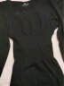 浪莎秋衣秋裤女莫代尔棉薄款舒适美体保暖内衣套装冬女士修身无缝打底衫 黑色 M(155-165) 实拍图