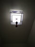 西格良 LED走廊过道灯新中式入户玄关灯中国风楼梯灯现代简约阳台吸顶灯 30CM蓝菊花方形 有吊坠 实拍图