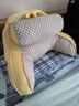 达克鸭床上靠枕床头靠垫软包夏季冰丝抱枕椅子沙发办公室护腰靠背垫 狮子（亲肤豆豆绒面料） 加大号70*50厘米（可拆洗） 实拍图