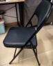 华恺之星折叠椅电脑椅靠背餐椅学习椅子办公家用会议培训椅休闲椅ZY20黑 实拍图