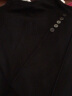 欧莎（OSA）洋气百搭半高领T恤打底衫女内搭新款德绒上衣 黑色 XXL 实拍图
