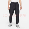 耐克（NIKE）男运动裤 春秋梭织束脚休闲裤 宽松简约 DD5311-010 黑 L 实拍图