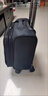 袋鼠（KANGAROO）小型轻便行李箱高铁飞机登机专用牛津布箱子拉杆箱商务旅行箱男士 黑色 （耐磨牛津布+前双开盖） 14英寸 （可登机箱免托运） 实拍图
