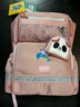 美旅放心书包大容量轻便 1-6年级小学生双肩背包卡通熊猫高颜值 NG3 【新色】橘粉色印花NG3*003 实拍图