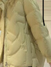 Aosijie高端品牌羽绒服女短款2025冬季新款宽松加厚保暖小个子白鸭绒外套 奶黄色 L 【125-145斤】 实拍图