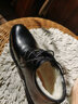 卡帝乐鳄鱼（CARTELO）男士羊毛棉靴皮靴男英伦高帮男款皮鞋保暖雪地靴男9767 黑色 39 实拍图