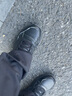 斯凯奇（Skechers）男鞋休闲皮鞋商务通勤黑色工作鞋简约百搭黑色运动板鞋210835 全黑色/BBK 43 实拍图