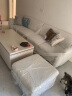 林氏家居现代简约布艺沙发客厅折叠沙发床两用棉麻双人沙发小户型家具1012 仿棉麻米白|2.84m带踏 实拍图