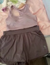 骆驼（CAMEL）防晒瑜伽套装女健身运动服五件套YK2225L5493B杜若紫XXXL 实拍图