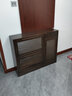 家逸实木鞋柜现代简约翻门收纳柜靠墙大容量玄关柜百叶门储物柜子 实拍图
