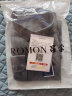 罗蒙（ROMON）冰丝无痕休闲衬衫男长袖春夏季免烫商务短黑白衬衣男士正装中青年 深灰色- 1件装 4XL 建议175-190斤 实拍图