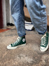 匡威（Converse）官方 1970S男女巴恩风穿搭帆布鞋丛林绿绿色168508C 绿/168508C 40 实拍图