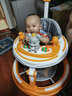 爱童 优卡拉婴儿学步车8档调节多功能防O型腿防侧翻可折叠5-18个月宝 旗舰黄+音乐玩具+脚垫+长推手 实拍图