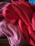 楠飞华裳德绒秋裤女士薄款保暖裤内穿打底裤 紫色+红色【两件装】 XL【115-135斤】 实拍图