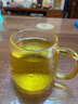 绿昌明耐热玻璃杯茶杯泡茶杯花茶杯锤纹杯带过滤茶水分离喝水杯子办公杯 大蘑菇杯  560ml 实拍图