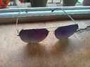 海俪恩偏光太阳镜 飞行员钓鱼开车驾驶蛤蟆镜金属框墨镜眼镜男N6858N01P 实拍图
