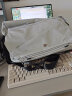 光影行星（GYXX）笔记本电脑包男女单肩新品手提斜挎包通勤收纳扩容邮差包 米白灰-大号 适合15.6寸电脑 实拍图