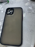 诺康士适用 苹果12手机壳iphone保护套个性创意迷你镜头全包防摔男女款潮牌磨砂透明情侣简约时尚撞色 实拍图