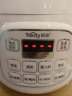 创迪（Tredy） YBW16-50A 迷你电压力锅1.6L 电脑版智能预约小容量高压锅 粉杏色 实拍图