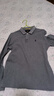 立蒙（LIMENG）珠地棉短袖T恤男士纯色保罗衫全棉翻领大码t袖衫潮 浅灰 175 实拍图