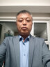 罗蒙免烫衬衣男士无痕冰丝长袖衬衫纯色商务休闲弹力打底爸爸上衣男装 实拍图