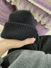 慕衣宾士帽子男冬季保暖白色毛线帽男士针织帽男大头冷帽男生潮牌线帽棉帽 实拍图