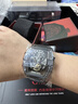 布加迪（BONEST GATTI）水晶壳德国手表男士全自动机械表轻奢防水运动腕表生日礼物送男友 【现代主义系列】水晶壳炫黑色 实拍图