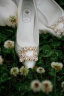 ROSE CASTLE 婚鞋女 白色高跟鞋女细跟2021新款水钻方扣单鞋婚纱礼服鞋伴娘鞋 白色(8cm）R6526礼盒版 34 晒单实拍图