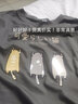 300斤胖妹妹加肥加大码女装夏肥婆T恤体恤超大码女短袖t恤加肥加大夏装300斤胖mm显瘦遮肚上衣韩版 深灰色（优质版） 2XL 适合165-200斤 实拍图