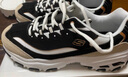 斯凯奇（Skechers）黑白金熊丨男女同款老爹鞋复古熊猫鞋情侣校园风潮流增高运动休闲 【男款】黑色/金BKGD(黑金) 41.5 实拍图
