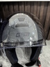 GSB摩托车头盔3C认证半盔男女用冬季保暖通勤踏板电动车头盔G268A 水泥灰配透明镜片+顺丰快递 XL（59-60头围） 实拍图