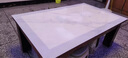 梦的丝娜桌布茶几桌布长方形PVC仿大理石纹无味防油防烫软pvc桌垫茶几垫 DLS35-大理石金 70*130cm 实拍图