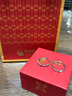 中国黄金（CHINA GOLD）S999足银莫比乌斯环蝴蝶对戒一对简约情侣戒指七夕情人节生日礼物 京速达*蝴蝶戒指女戒【S999足银】 开口可调节 实拍图