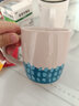 物鸣 陶瓷杯子家用早餐杯水杯情侣水杯 创意个性办公室喝水杯麦片杯牙杯AA131 藕粉色 实拍图