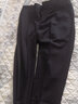 红豆西裤男【免烫垂顺抗皱】商务黑色西装裤职业休闲裤子男西服裤子 黑色【夏季款 随心裁 裤线定型】 30 实拍图