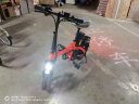 索罗门（SOLOMO）代驾电动车高续航锂电折叠电动自行车成人助力电瓶车48V30A  橙色 实拍图