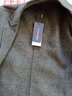 罗蒙 羊毛西服男韩版修身休闲西装外套男士秋冬季厚款青中年纯色商务轻奢双面呢单西男装 灰色 175  实拍图